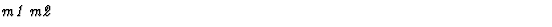 $\textstyle\parbox{\pboxargslen}{\em m1 m2 \/}$